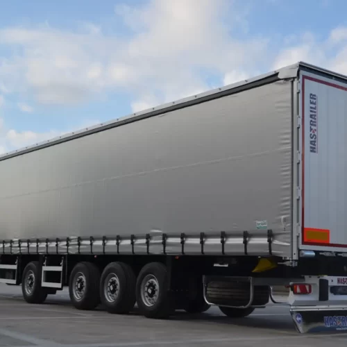 Полуприцеп Hastrailer – Штора, борт, 4 оси.