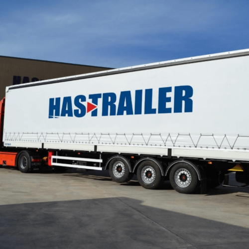 Полуприцеп HASLINER шторный с бортами